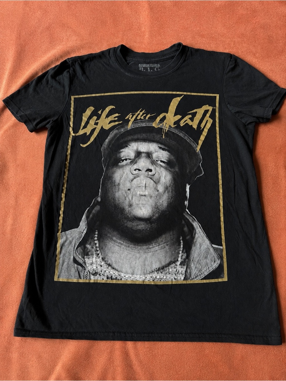 Notorious BIG Life After Death Tee Womens M Black Graphic Rap Shirt
